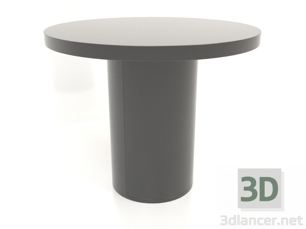3d model Dining table DT 011 (D=900x750, black plastic color) - preview