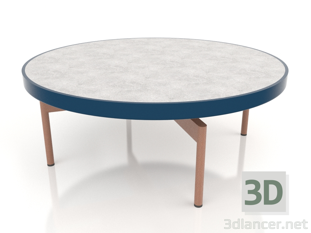 modèle 3D Table basse ronde Ø90x36 (Gris bleu, DEKTON Kreta) - preview