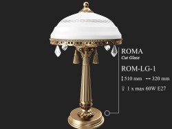 Lámpara de mesa KUTEK ROMA ROM-LG-1