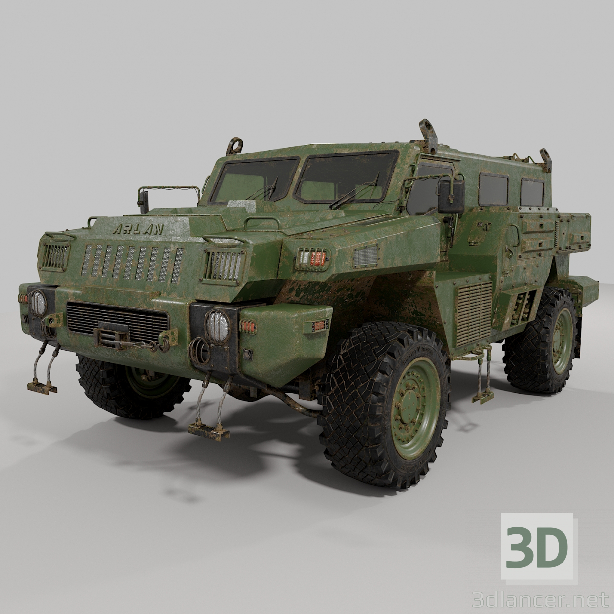 Coche blindado "Merodeador" 3D modelo Compro - render