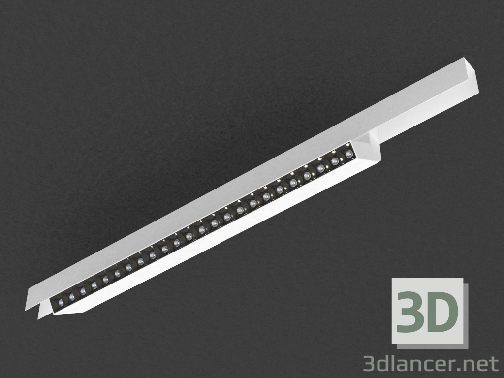Modelo 3d A lâmpada LED para o barramento magnética (DL18786_24M Branco) - preview