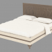 3d модель Ліжко двоспальне L1LMONI – превью