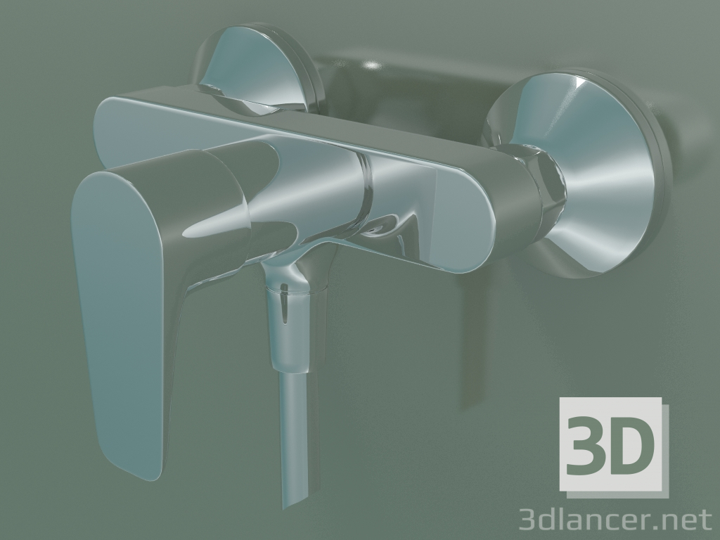 3D modeli Tek kollu duş bataryası (71760000) - önizleme