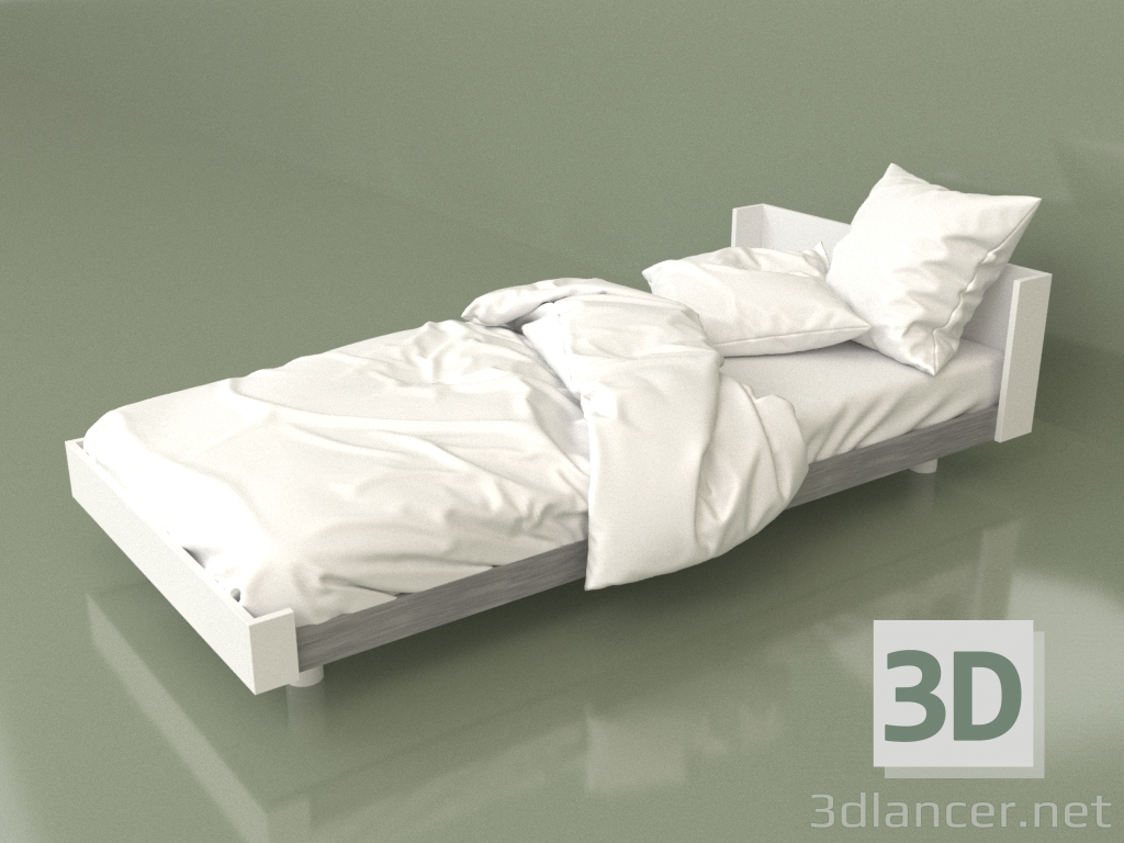 3d модель Ліжко 900х2000 (30302) – превью