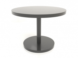 Dining table DT 012 (D=1000x750, black plastic color)
