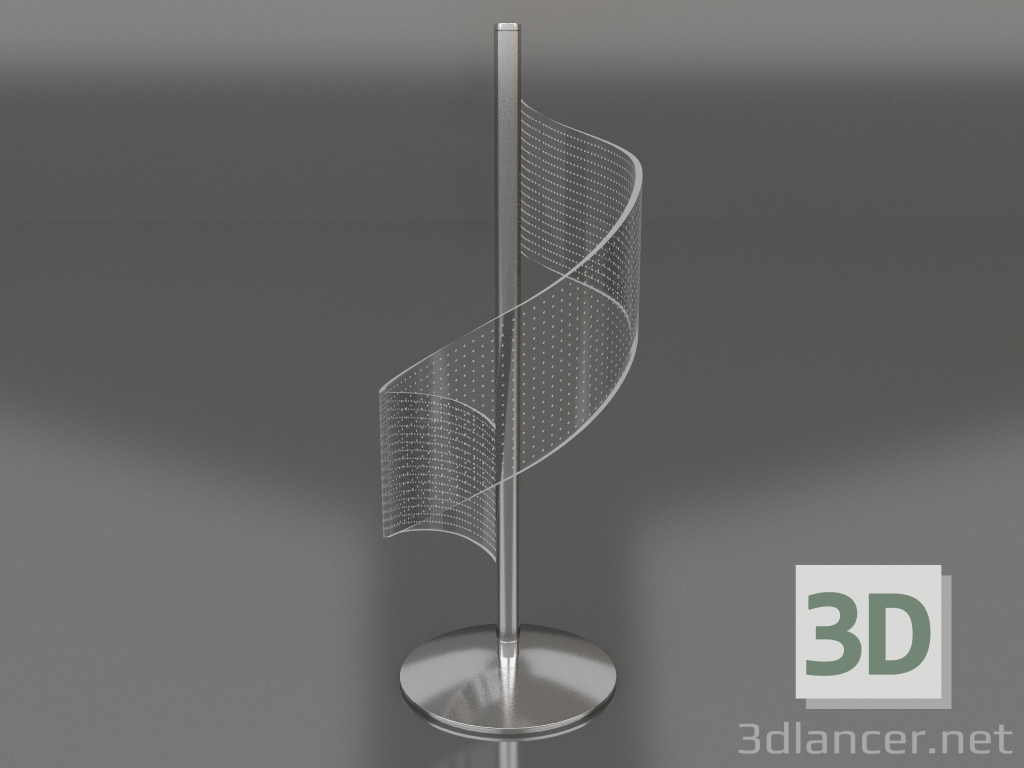 modèle 3D Lampe de table Ilina chromée (08042-T,02) - preview