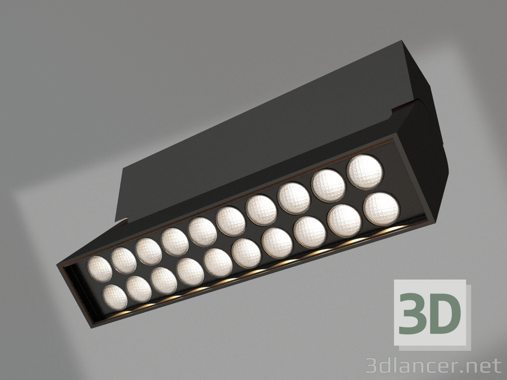 3D Modell Lampe SP-LOFT-SURFACE-S170-10W Day4000 (BK, 24 Grad) - Vorschau
