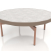 modèle 3D Table basse ronde Ø90x36 (Bronze, DEKTON Kreta) - preview