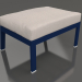 3d model Puf para silla (Azul noche) - vista previa