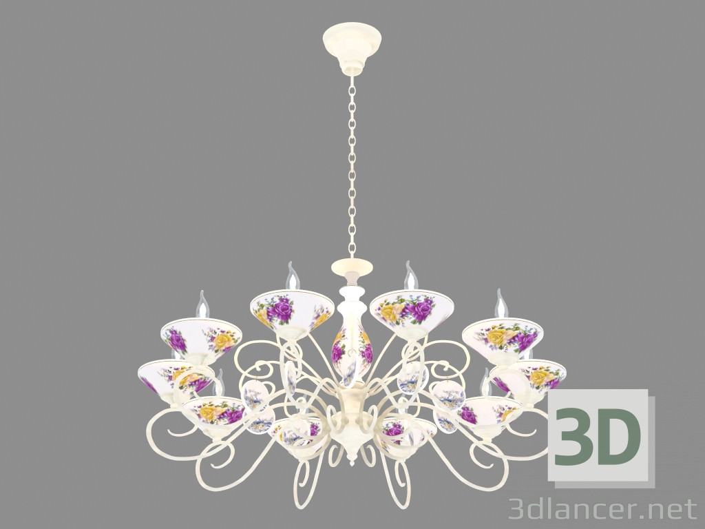 3d model Chandelier A2061LM-10WG - preview