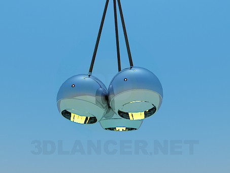 3D Modell Lampe-Kugeln - Vorschau