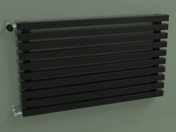 Radiador horizontal RETTA (10 secciones 1000 mm 40x40, negro brillante)
