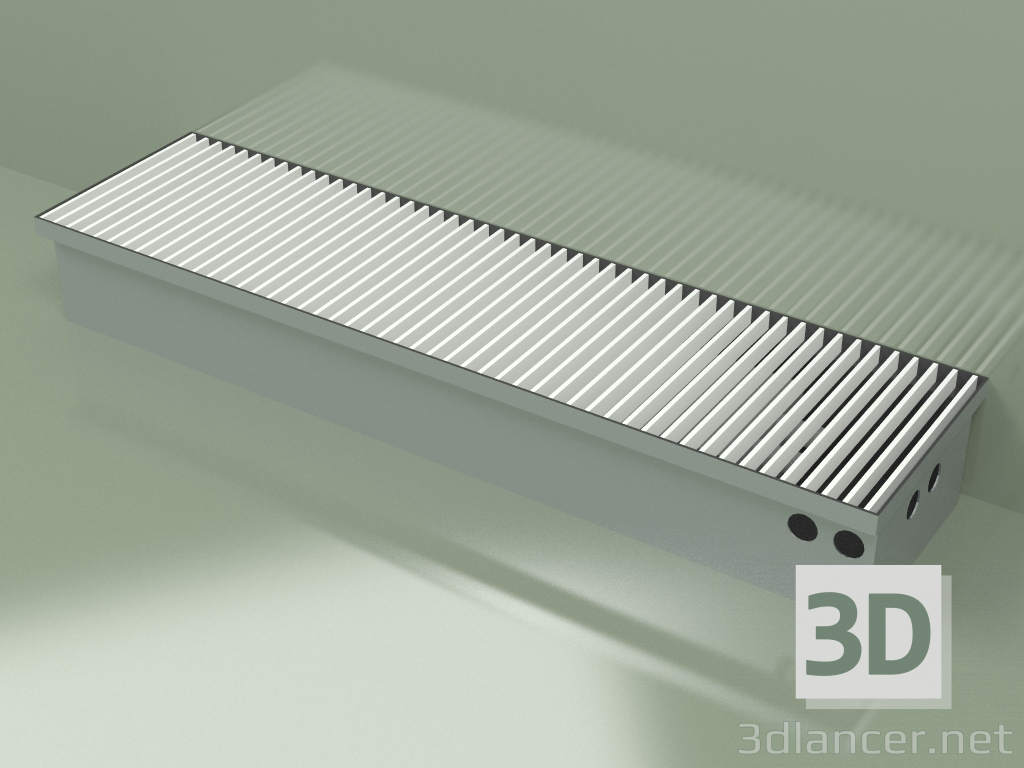 modello 3D Convettore canalizzabile - Aquilo FMK (260x1000x140, RAL 9016) - anteprima