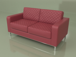 Double sofa Bentley (Red leather)