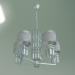 3d model Hanging chandelier 10099-5 (chrome-clear crystal) - preview