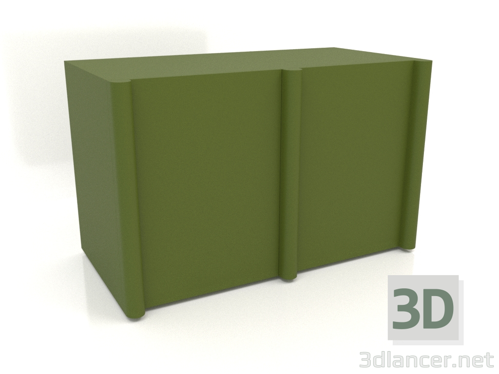 3D modeli Büfe MW 05 (1260x667x798, yeşil) - önizleme