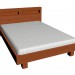 3 डी मॉडल बिस्तर 140x200cm - पूर्वावलोकन