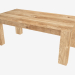 3 डी मॉडल कॉफी टेबल (SE.1064 120x49x60cm) - पूर्वावलोकन