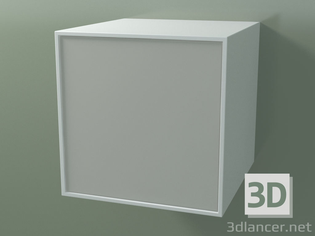 3d model Caja (8AUACB03, Glacier White C01, HPL P02, L 48, P 50, H 48 cm) - vista previa