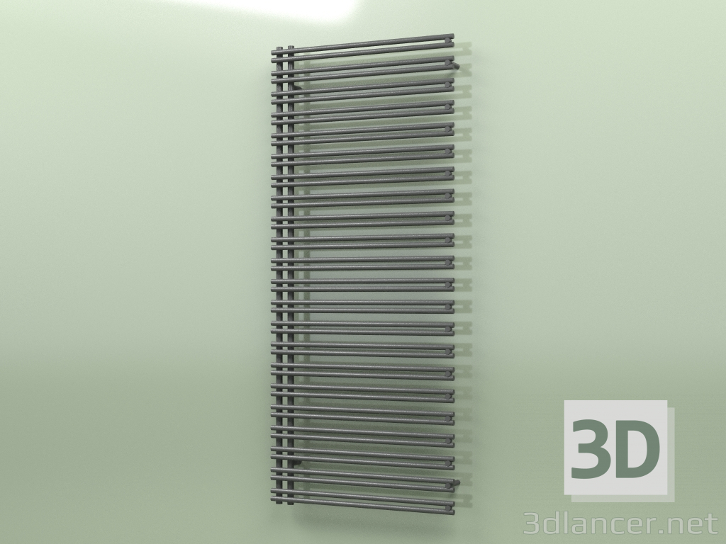 3D modeli Isıtmalı havlu askısı - Ratea (1750 x 750, RAL - 9005) - önizleme
