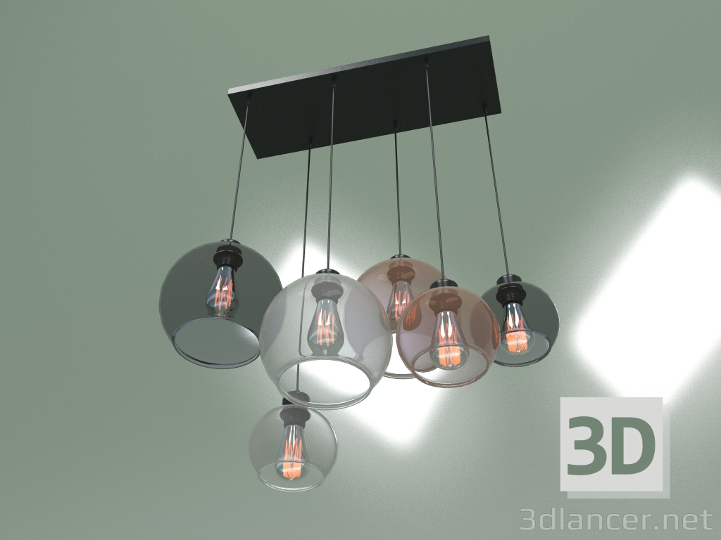 3d model Pendant lamp 2164 - preview