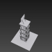 3d Building model buy - render