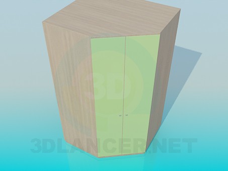 3D modeli Köşe dolap - önizleme