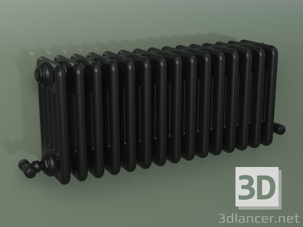 modello 3D Radiatore tubolare PILON (S4H 5 H302 15EL, nero) - anteprima
