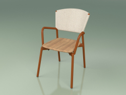 Cadeira 021 (ferrugem metálica, areia)