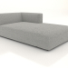 3d model Chaise longue (XL) 103x205 with an armrest on the right - preview