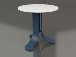 Стол кофейный Ø50 (Grey blue, DEKTON Zenith)