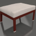 modello 3D Pouf per sedia (Rosso vino) - anteprima