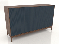 Mobile TV FARGO con frontali fresati 1600x500x950 mm (cobalto scuro, rovere tabacco, opzione 2)