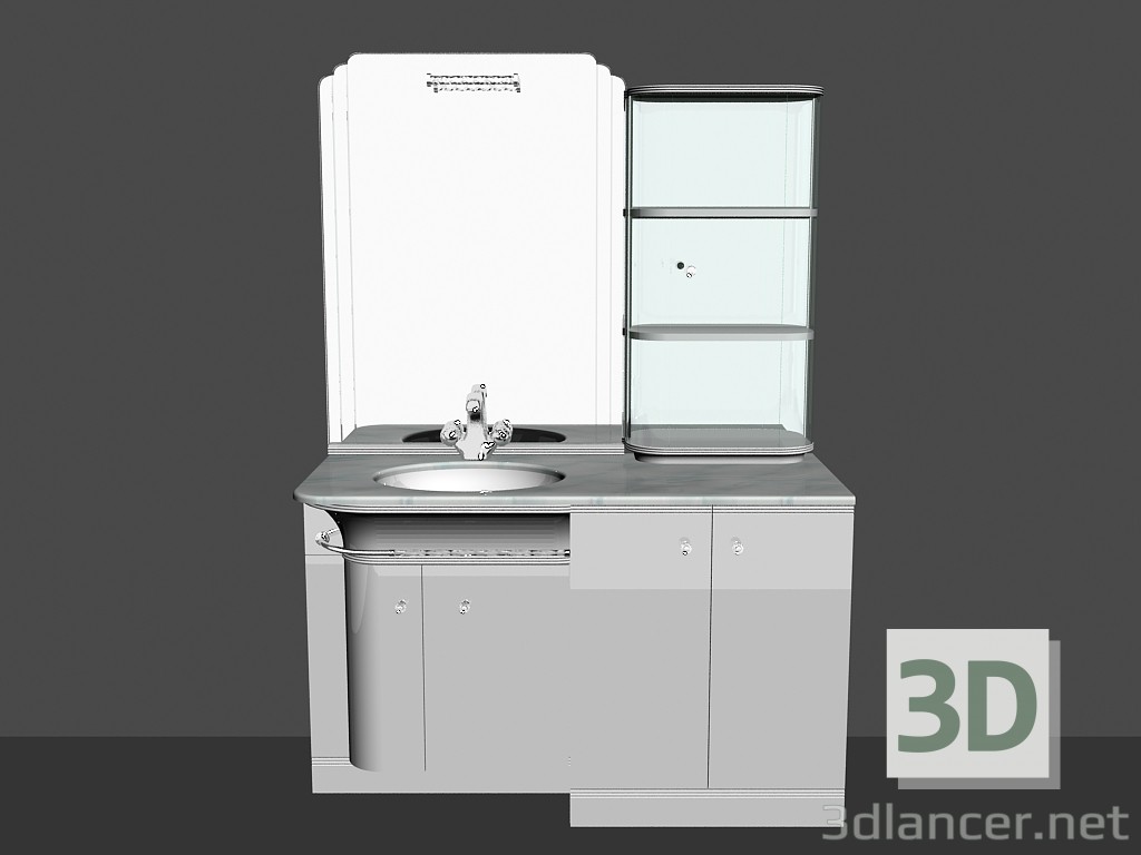 3d model Modular system for bathroom (song) (69) - preview
