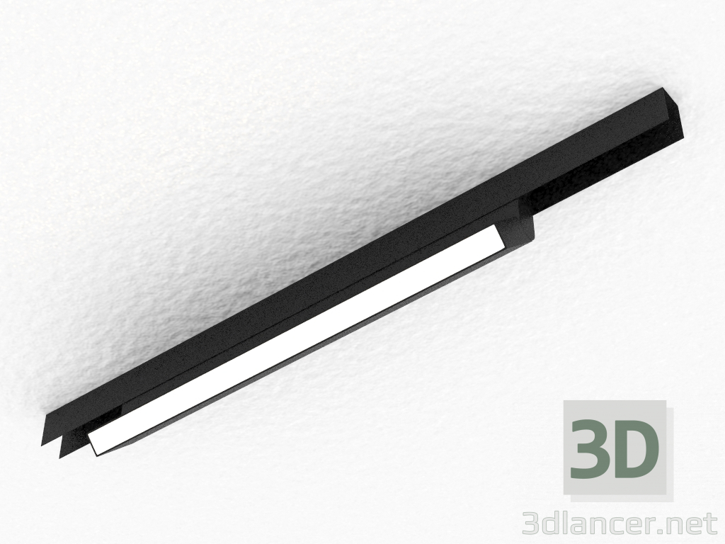 3d model LED downlight for magnetic busbar trunking (DL18787_Black 20W) - preview
