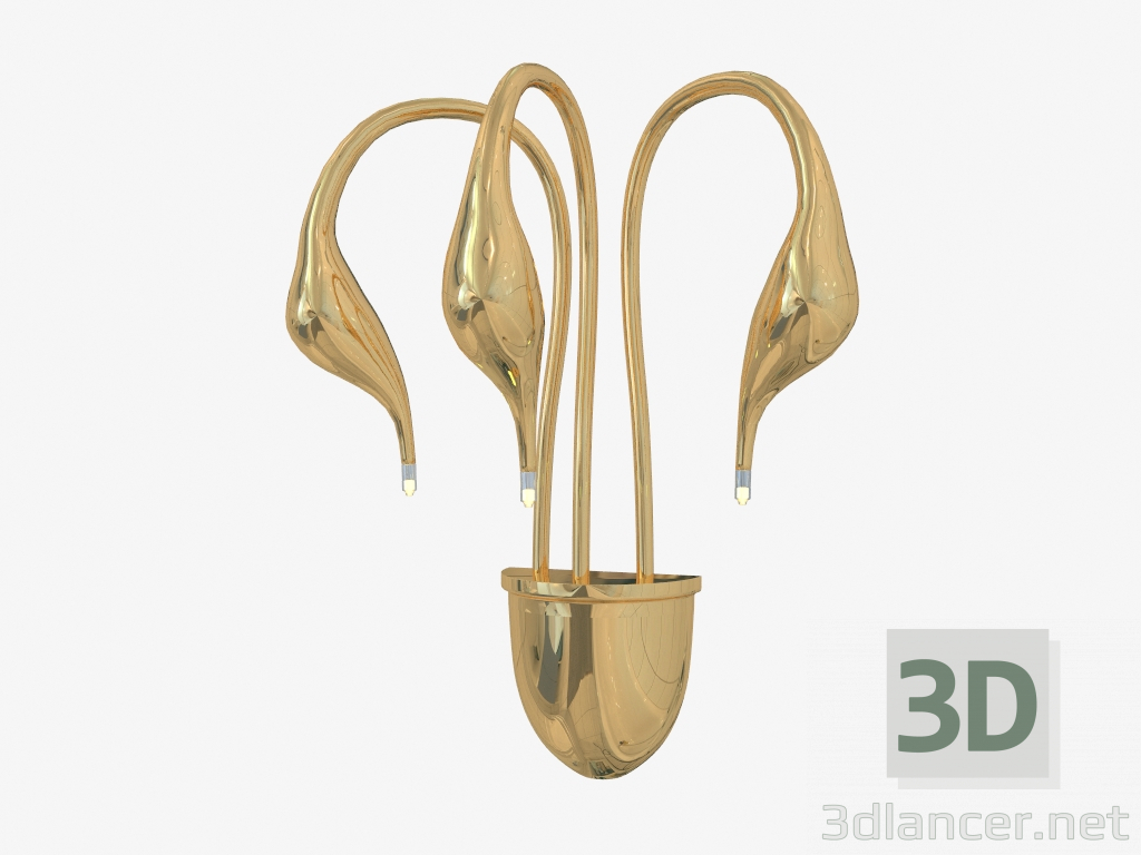3D Modell Wandleuchter Cogno Collo (751632) - Vorschau