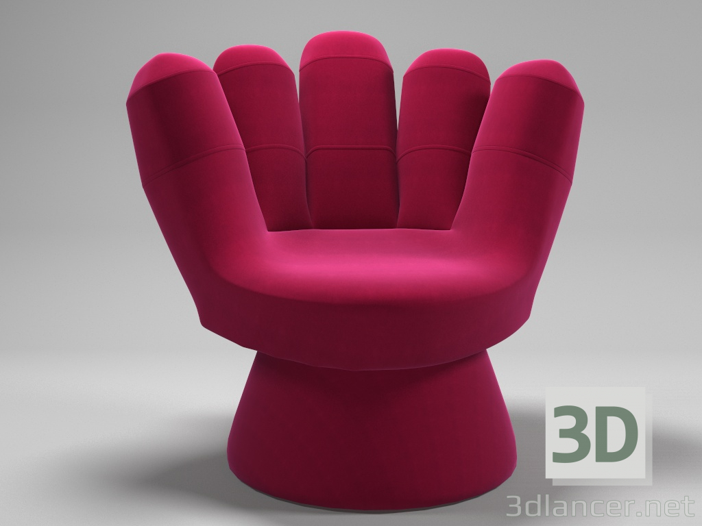 3 डी कुर्सी हाथ मॉडल खरीद - रेंडर