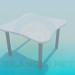 3d model Table for coffee - preview