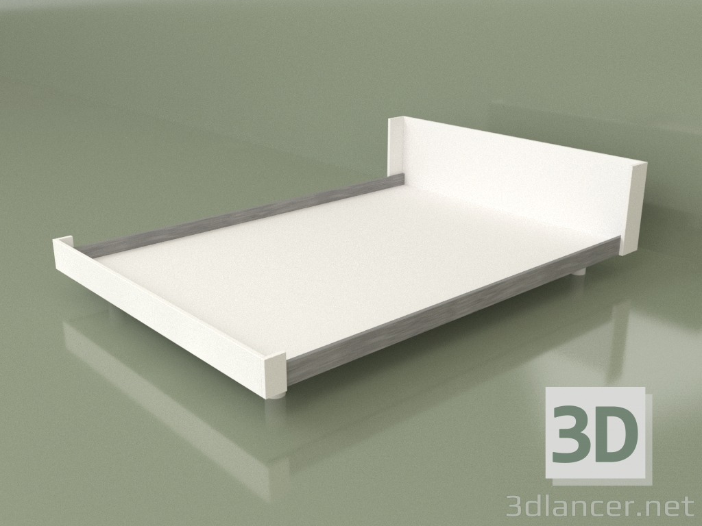 3D Modell Bett 1400x2000 (30312) - Vorschau
