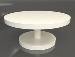 Table basse JT 022 (D=800x350, couleur plastique blanc)