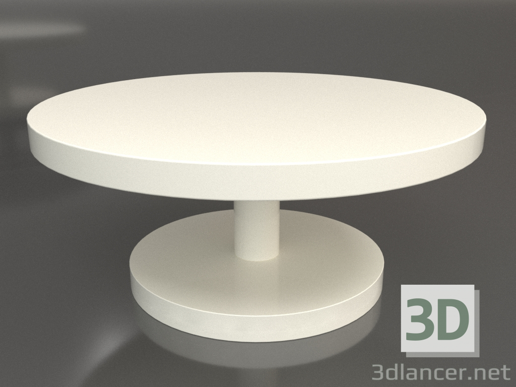 3d модель Стол журнальный JT 022 (D=800x350, white plastic color) – превью