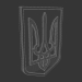 Escudo de Ucrania Escudo 3D modelo Compro - render