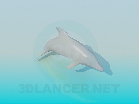 3d модель Дельфін – превью