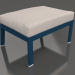 3D Modell Pouf für einen Stuhl (Graublau) - Vorschau