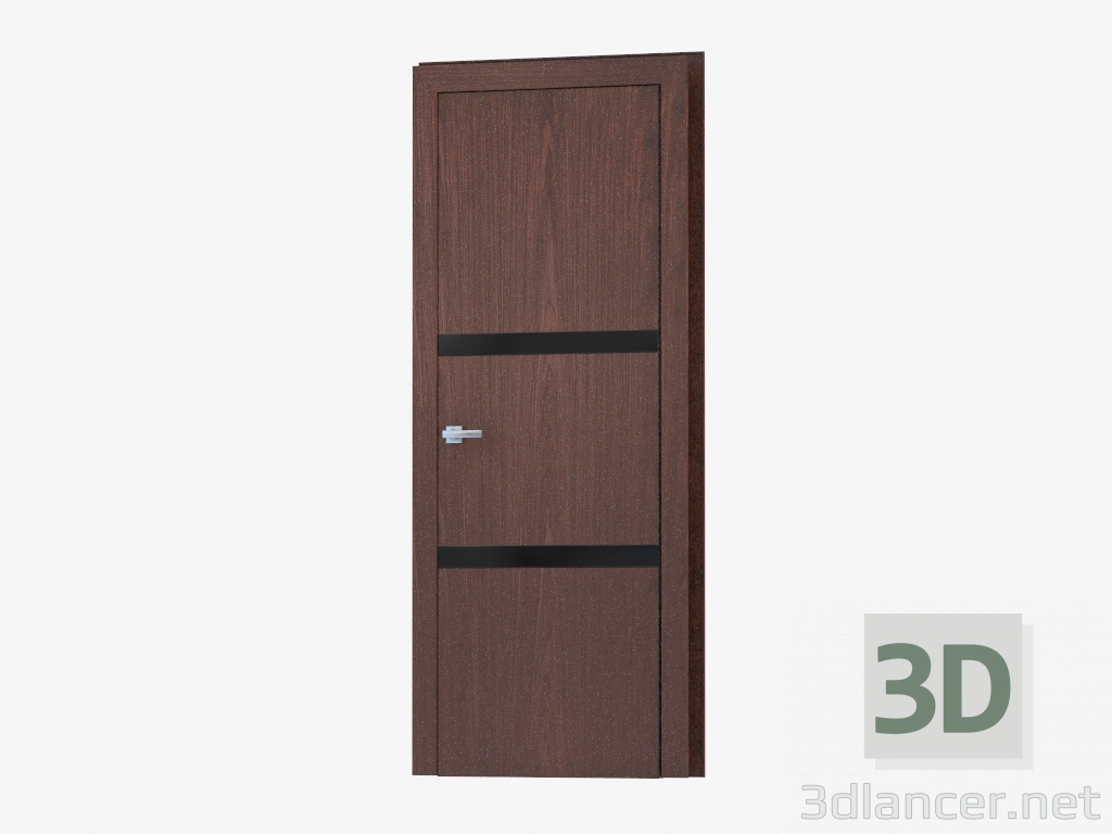 3d модель Двері міжкімнатні (04.30 black) – превью