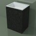 3D modeli Ayaklı lavabo (03R136303, Nero Assoluto M03, L 60, P 48, H 85 cm) - önizleme
