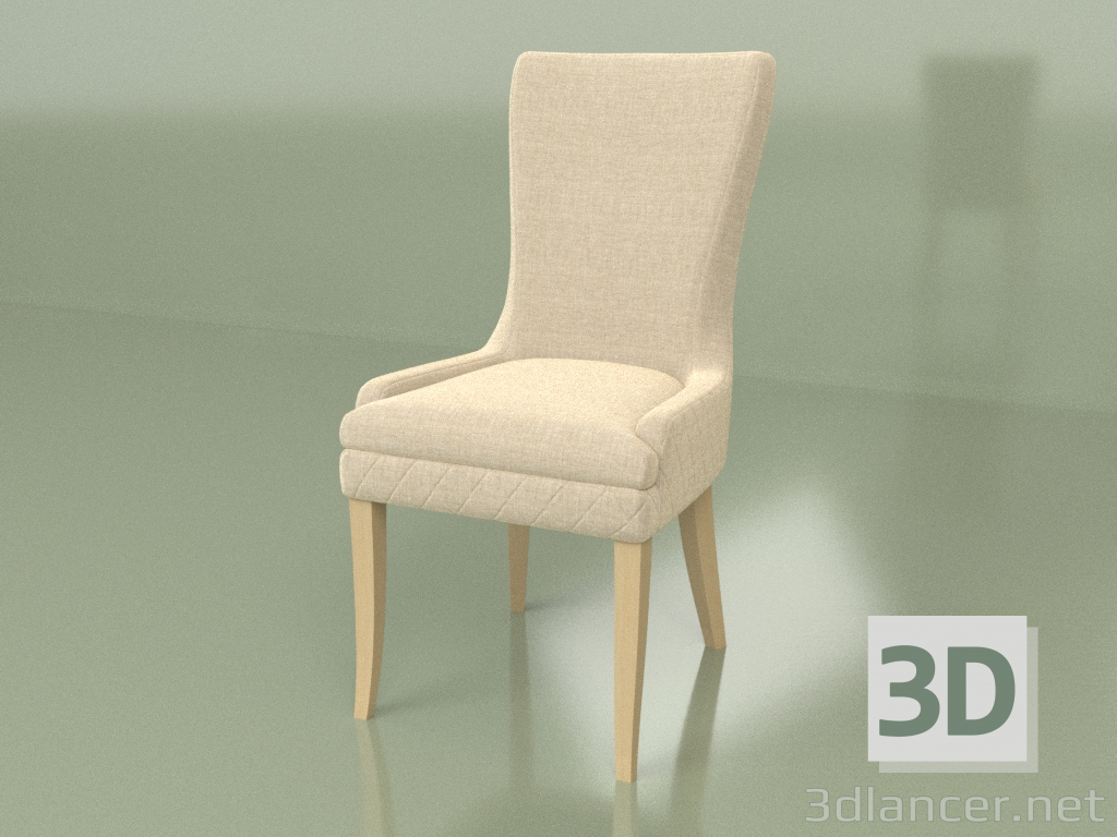 3D modeli Sandalye Agostino (Ağaç) - önizleme