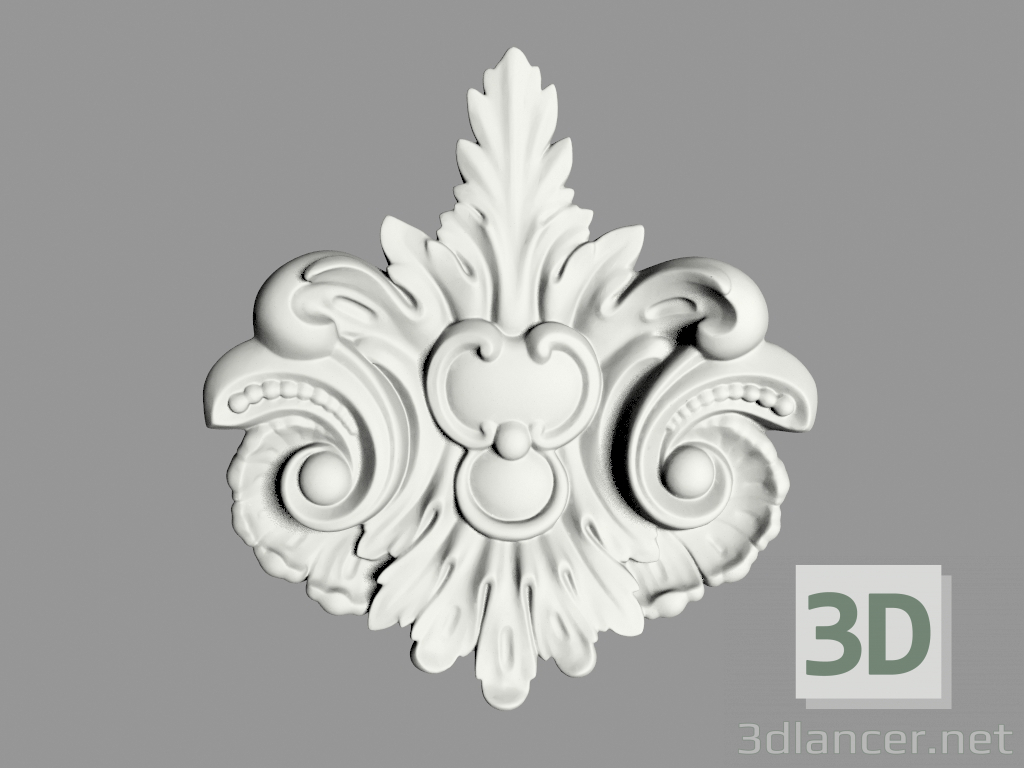 modèle 3D Décoration murale (F159) - preview