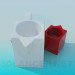 modèle 3D Pots pour fleurs - preview
