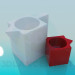 modèle 3D Pots pour fleurs - preview